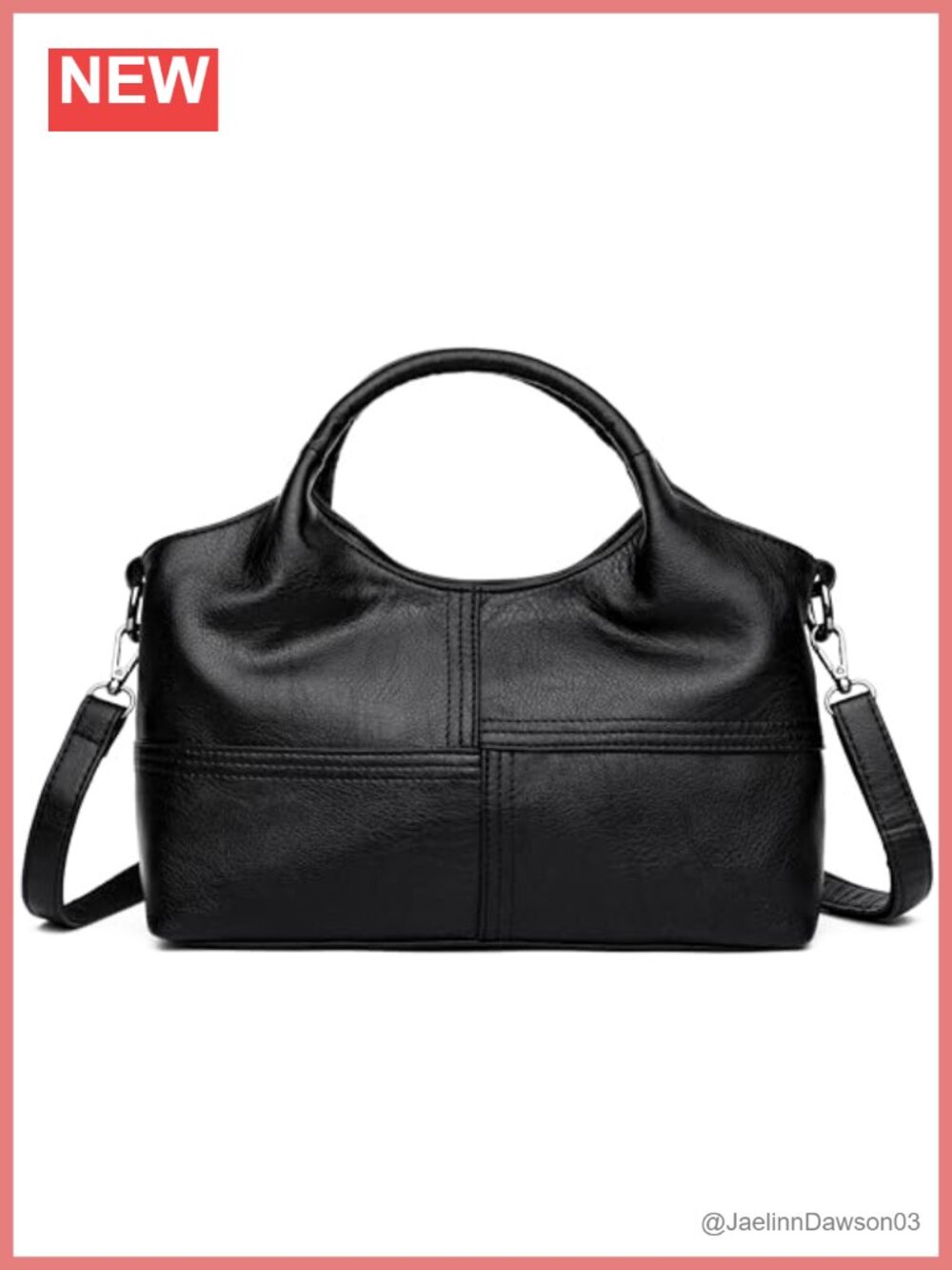 PU Leather Tote Bag Shoulder Handbag Hobo Satchel